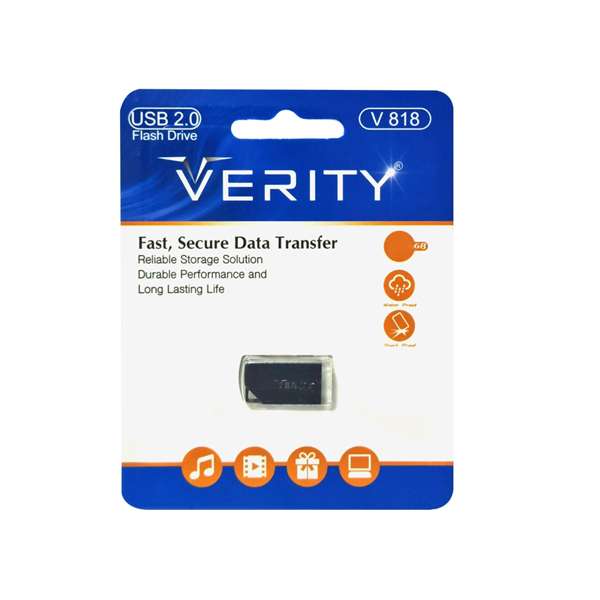 فلش مموری وریتی مدل V818 ظرفیت 16 گیگابایت