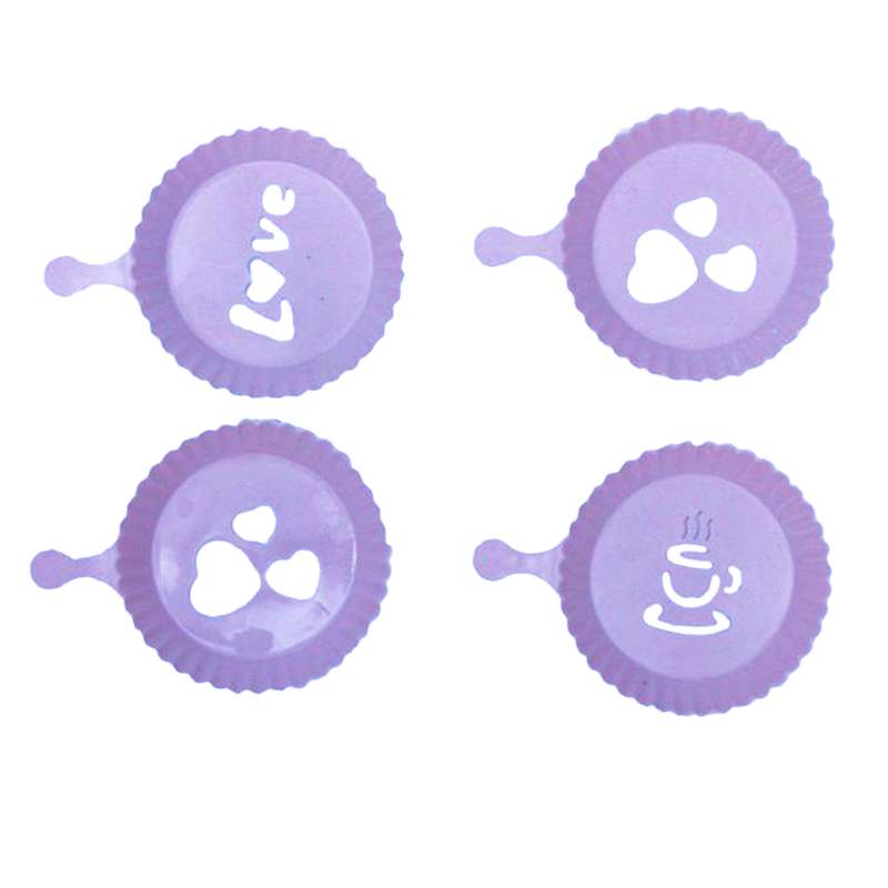 شابلون تزیینی تاپ استار مدل Tatli Suzleme مجموعه 4 عددی