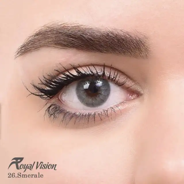 لنز چشم رویال ویژن شماره 26 مدل Smerale رنگ سبز خاکستری