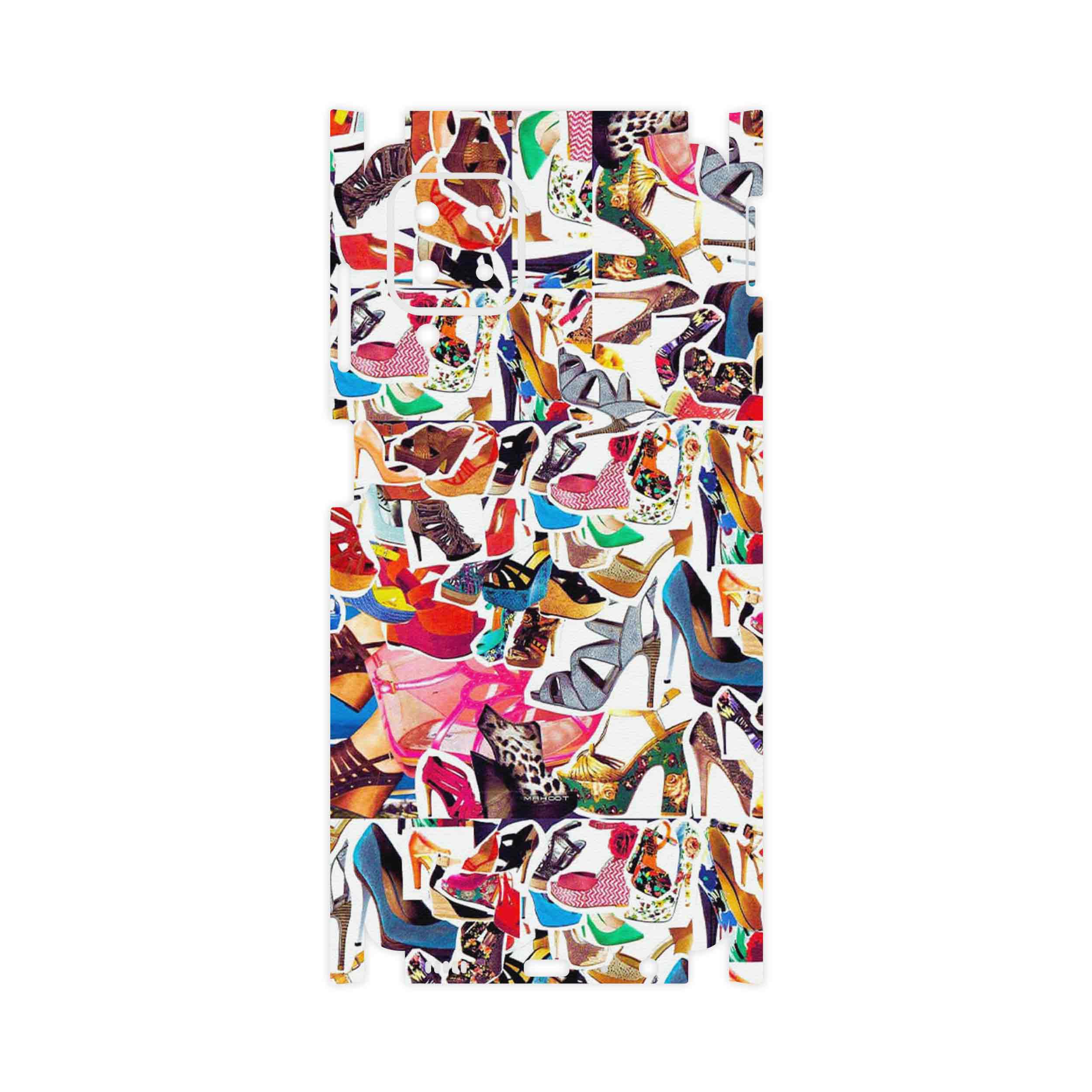 برچسب پوششی ماهوت مدل Collage of High heel Shoes-FullSkin مناسب برای گوشی موبایل سامسونگ Galaxy M22