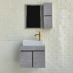 ست کابینت روشویی آکاژو مدل A501 به همراه آینه و باکس 
