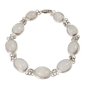 دستبند نقره زنانه بازرگانی میلادی مدل DP_468