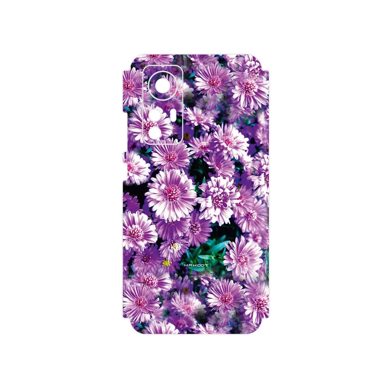 برچسب پوششی ماهوت مدل Purple_Flower مناسب برای گوشی موبایل شیائومی 12