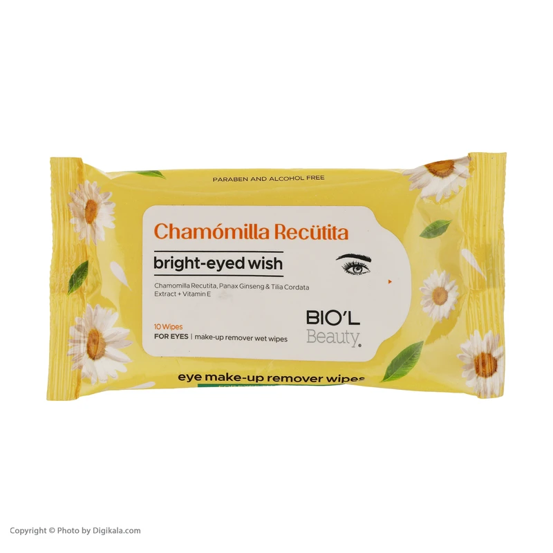 دستمال مرطوب بیول مدل Chamomilla Recutita بسته 10 عددی عکس شماره 3