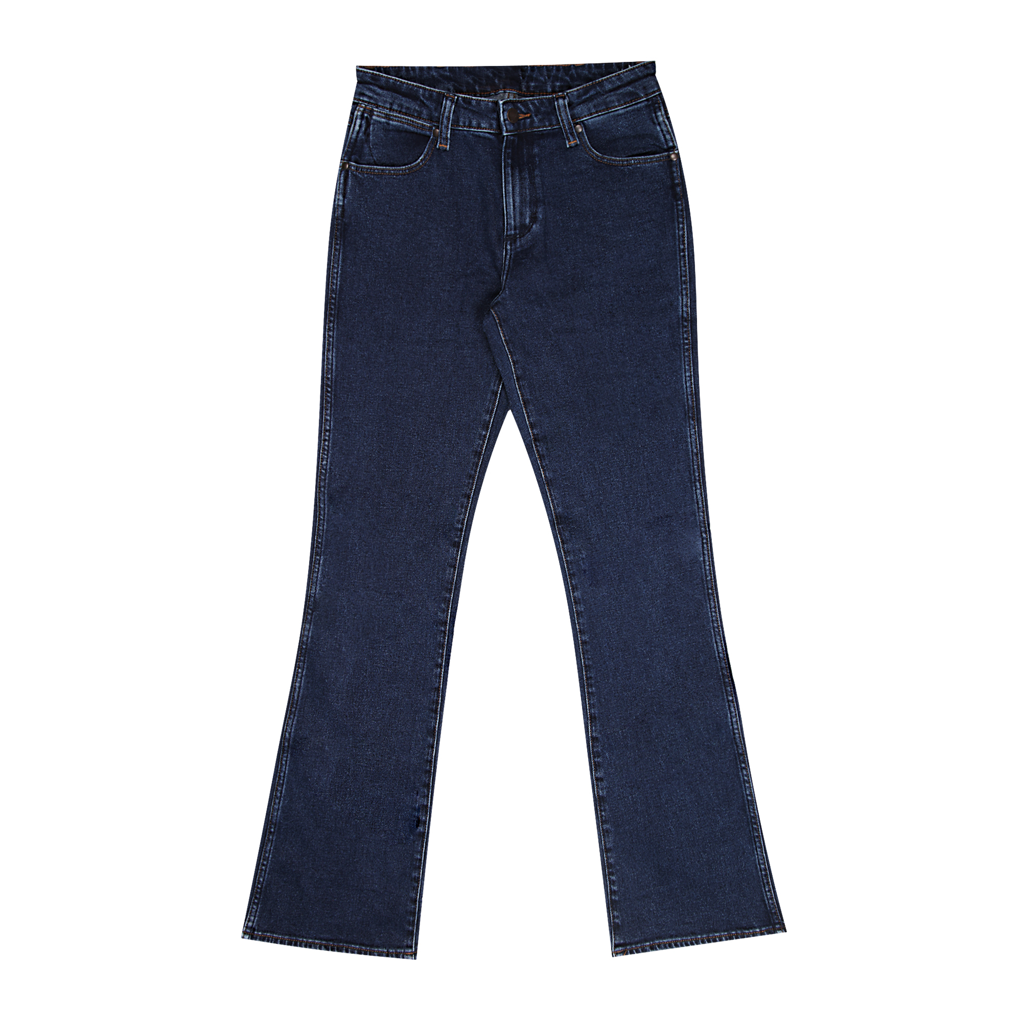 شلوار جین زنانه مدل دم پا گشاد کد 1277