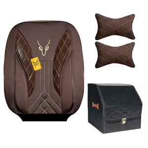 روکش صندلی خودرو سوشیانت مدل تورنتو مناسب برای پژو 405 و پارس به همراه پشت گردنی و باکس صندوق