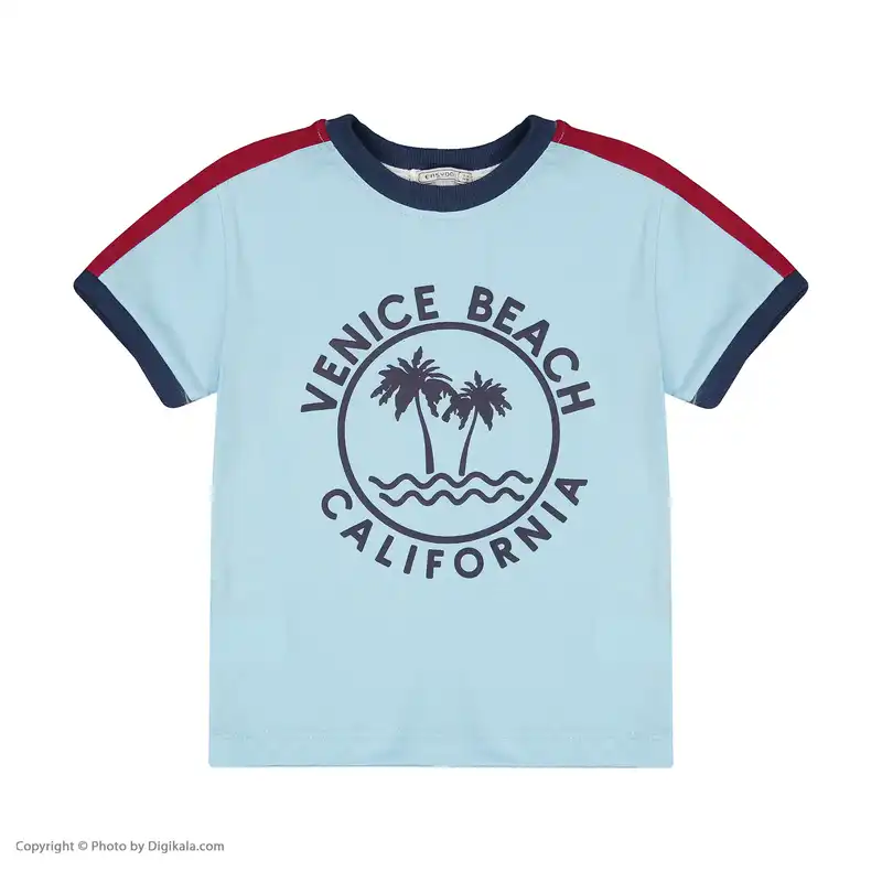 تی شرت آستین کوتاه بچگانه ایزی دو مدل 2181294-51