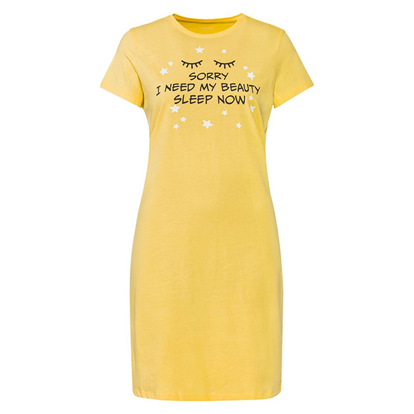 پیراهن زنانه اسمارا مدل بیوتی رنگ زرد