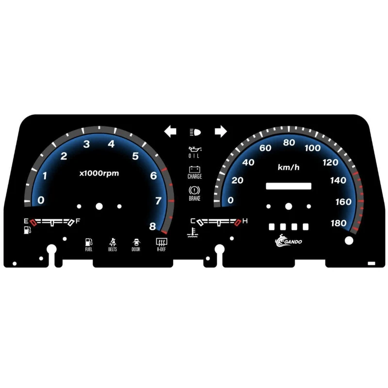 صفحه کیلومتر خودرو گاندو مدل 80 کد 03 مناسب برای پراید کاربراتور