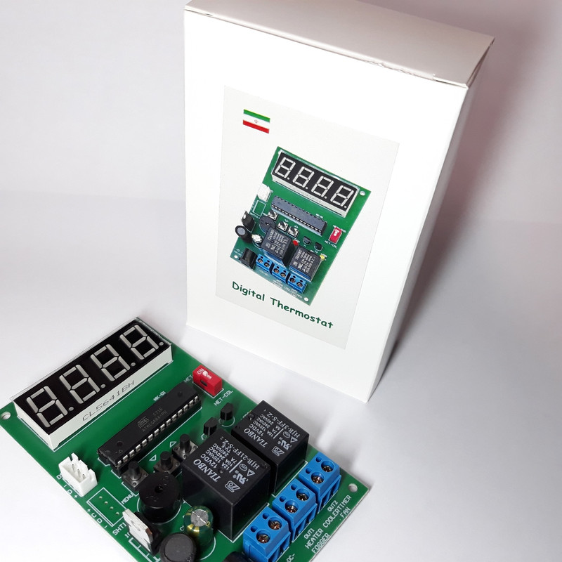 ترموستات و تایمر مدل DS18B20