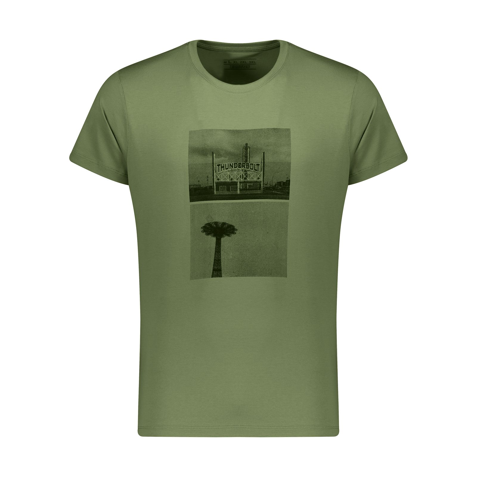 تی شرت آستین کوتاه مردانه زانتوس مدل 14735-46 -  - 1