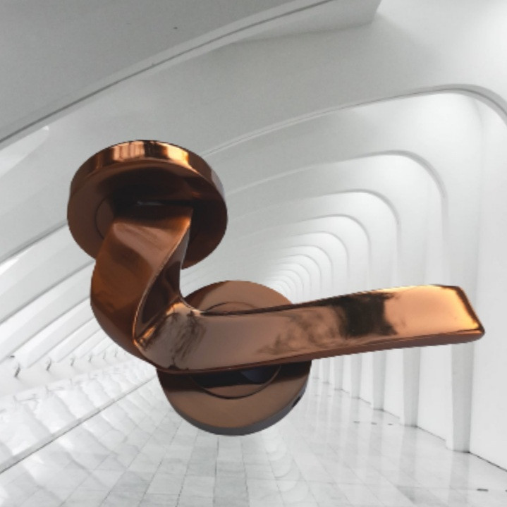 دستگیره در مدل رزت A1 سویچی بسته 2 عددی