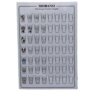 کارت تمرین طراحی ناخن مورانو مدل L11