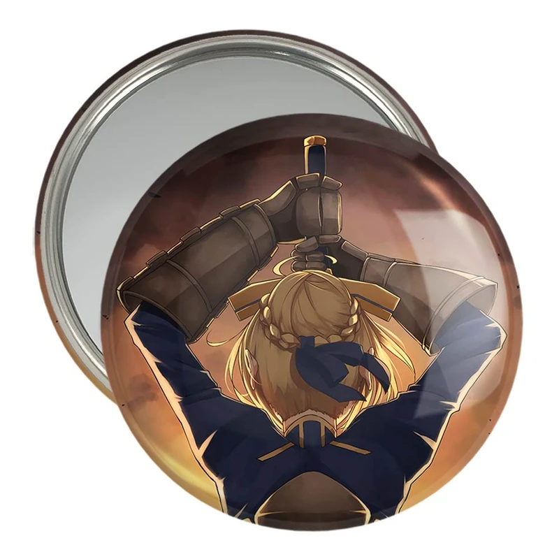 آینه جیبی خندالو مدل التر انیمه Fate Stay Night  کد 22792