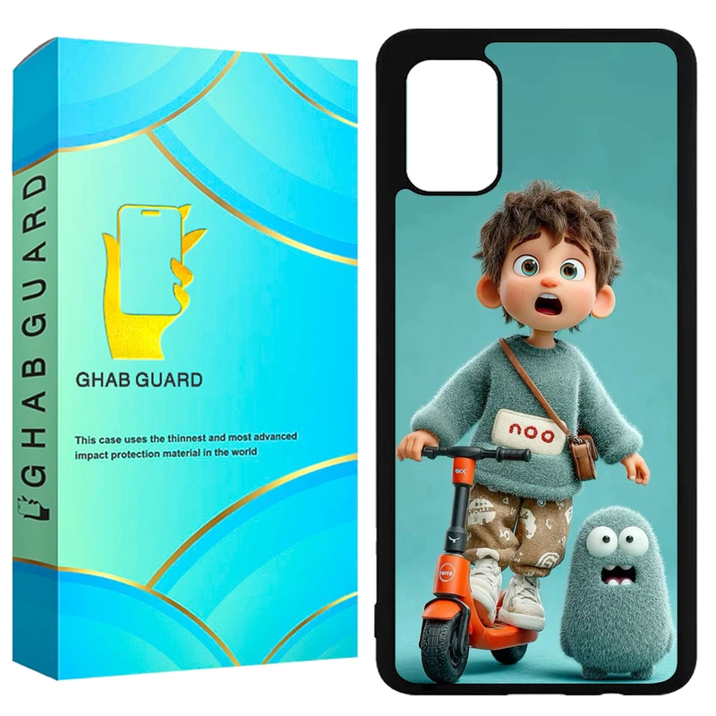 کاور قاب گارد طرح پسر اسکوتر مدل GCHPA51 مناسب برای گوشی موبایل سامسونگ  Galaxy A51 4G / A51 5G