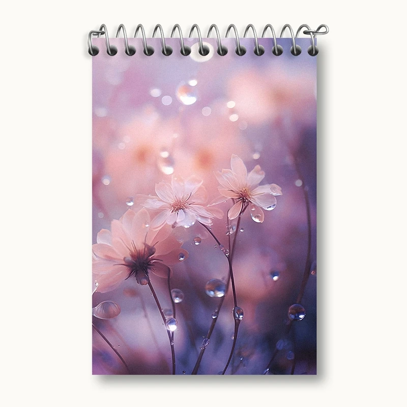 دفتر یادداشت 50 برگ خندالو مدل گل کد F1445