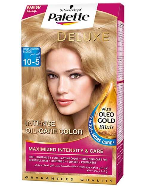 کیت رنگ مو پلت سری Deluxe مدل shiny Golden Shade شماره 5-10