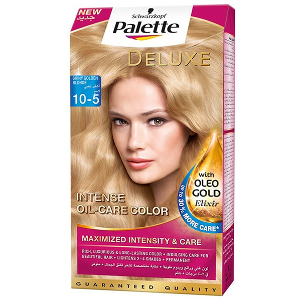 کیت رنگ مو پلت سری Deluxe مدل shiny Golden Shade شماره 5-10