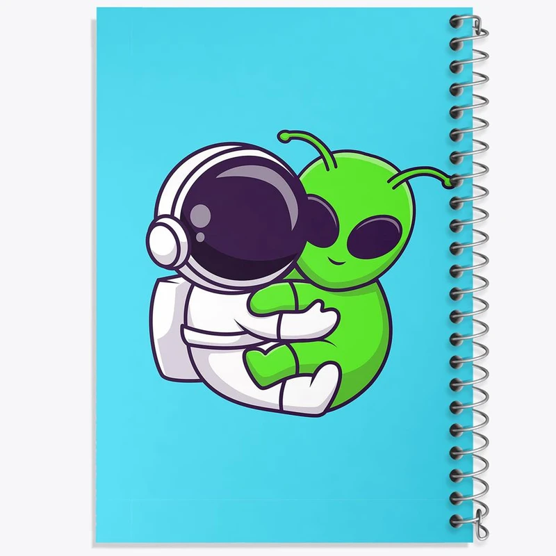 دفتر نت موسیقی 50 برگ خندالو مدل فضانورد کد 25092