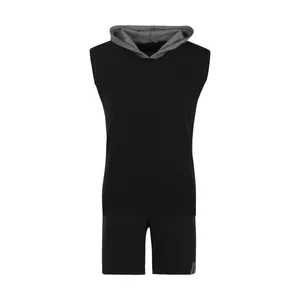 ست تاپ کلاهدار و شلوارک مردانه باینت مدل 111-1