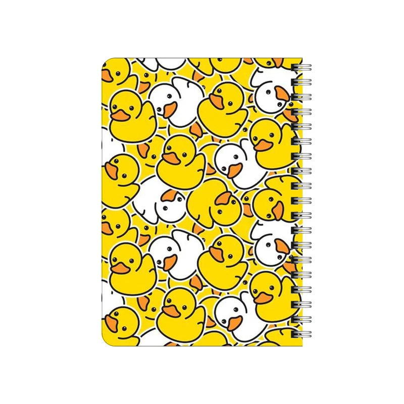 دفترچه یادداشت بامبیلیپ مدل چوبی طرح پترن جوجه اردک  کد 4808674