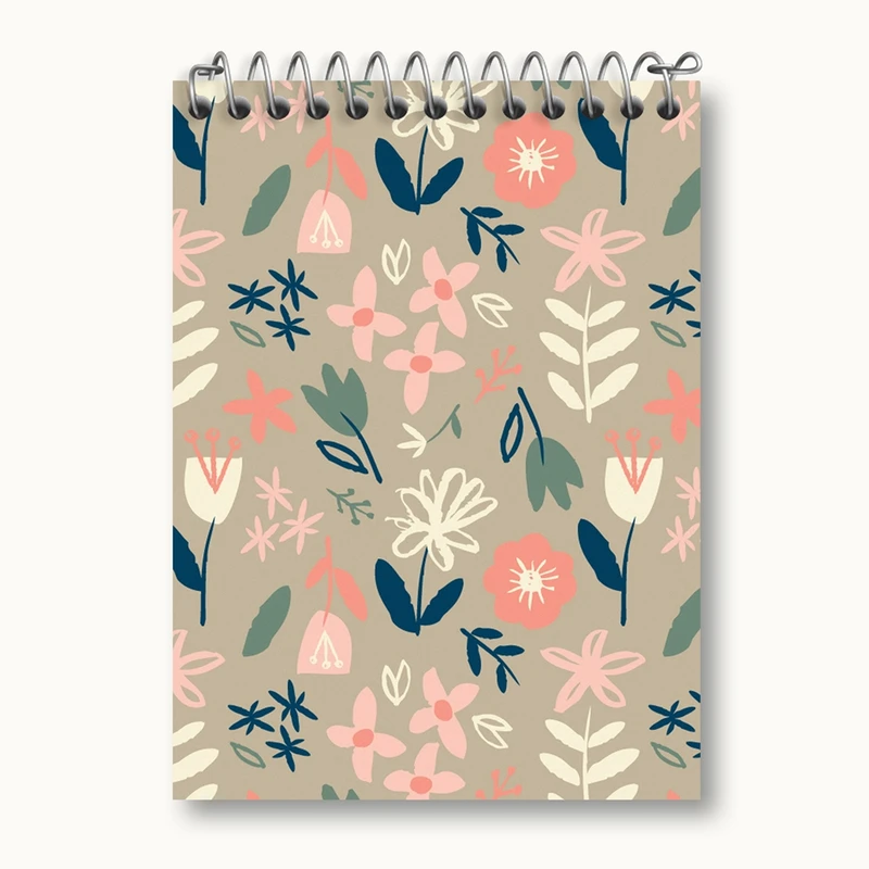 دفتر یادداشت 50 برگ خندالو مدل گل گلی کد 29007