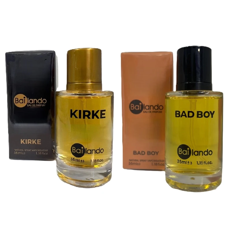عطر جیبی مردانه بایلندو مدل کریکه با رایحه خنک و میوه ای حجم 35 میلی‌لیتر به همراه عطر جیبی مردانه بایلندو مدل بدبوی با رایحه خنک و شرقی حجم 35 میلی‌لیتر