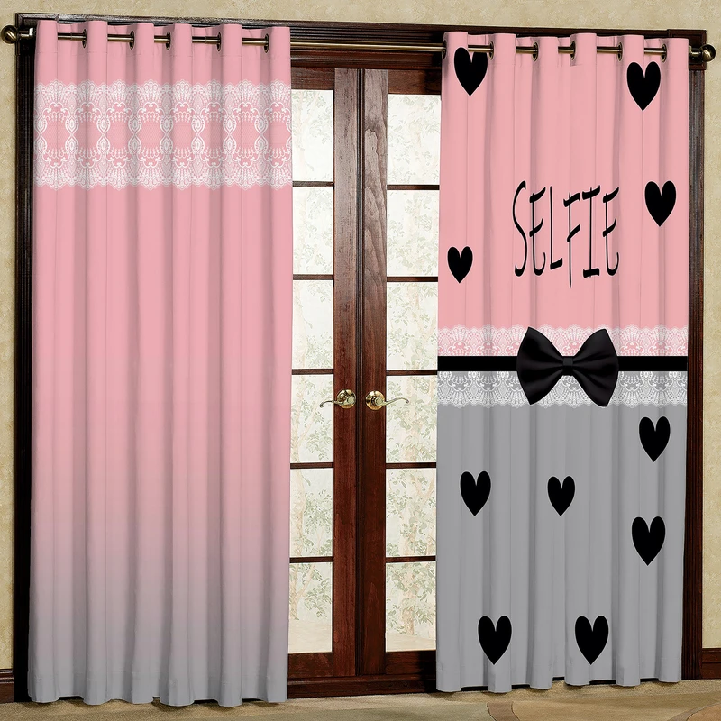 پرده مدل هازان پانچی کد 1204a سایز 140x200 سانتی متر