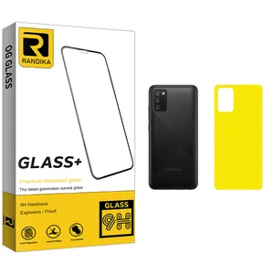 Randika Randika Glass Back Protector For Samsung Galaxy A02s
