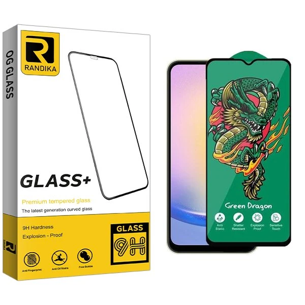 محافظ صفحه نمایش راندیکا مدل RK Green_Dragon مناسب برای گوشی موبایل سامسونگ Galaxy A25