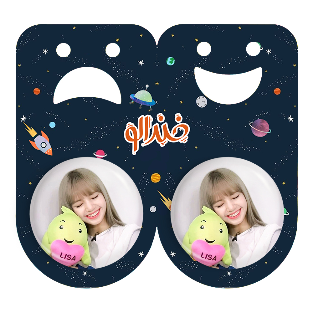 پیکسل خندالو مدل لیسا بلک پینک کد 14355 به همراه مگنت