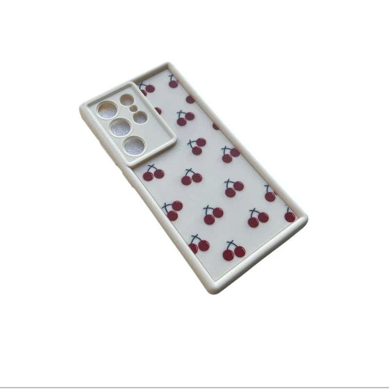 کاور مدل سیلیکونی طرح آلبالو ریزه مناسب برای گوشی موبایل سامسونگ Galaxy S25 Ultra