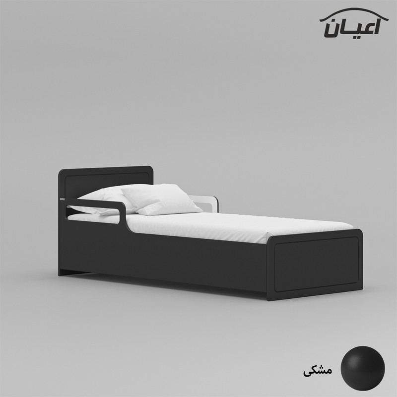 تخت خواب یک نفره اعیان مدل FH771 سایز 80x180 سانتی متر
