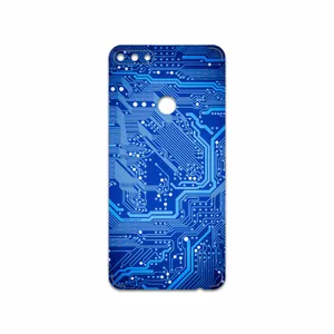MAHOOT Blue Printed Circuit Board Cover Sticker for Huawei Y7 Prime 2018