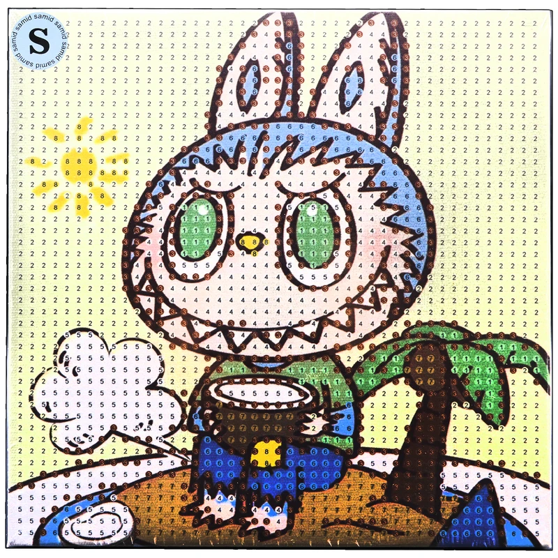 بازی آموزشی سمید مدل ساخت تابلو نقاشی الماسی طرح لبوبو 20×20