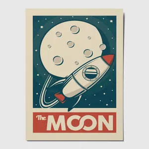 کارت پستال طرح قدیمی ماه کد STG67