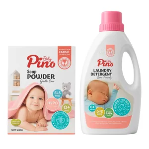 مایع لباسشویی و پودر دستی پینو بیبی مدل MIX وزن 1400 گرم