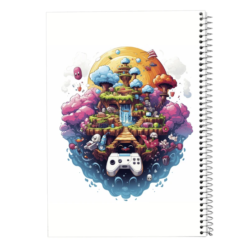 دفتر نت موسیقی 50 برگ مدوپد مدل super mario کد DF2806