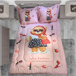 سرویس خواب مدل تدی tedi کد fashion یک نفره 4 تکه
