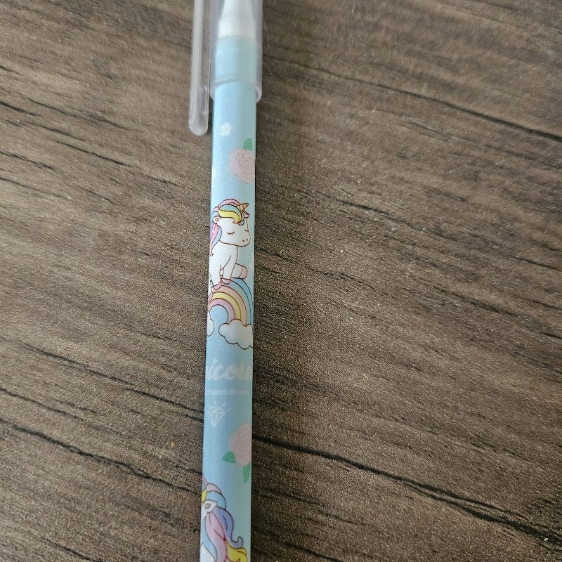 روان نویس مدل پاکن دار طرح یونیکورن رنگین کمانی