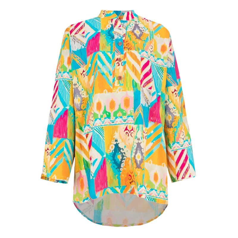 تونیک آستین بلند زنانه السانا مدل راهین کد 222334