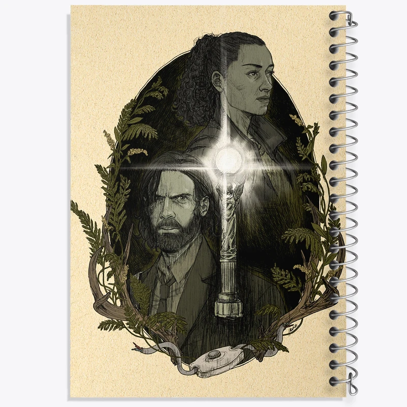 دفتر لیست خرید 50 برگ خندالو طرح بازی آلن ویک (Alan Wake) کد 31311