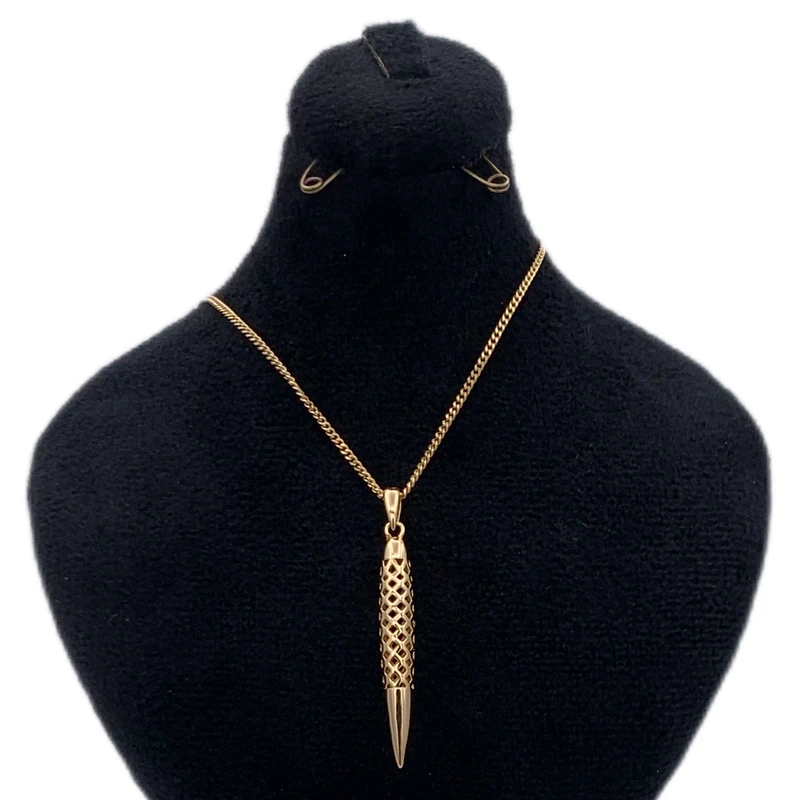 گردنبند زنانه ژوپینگ مدل فشنگ KYTAKP206
