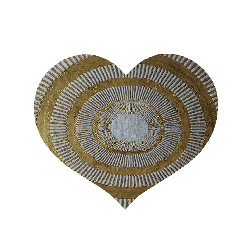 پادری مدل قلب طرح کلاسیک کد 8817 سایز 90x90 سانتی متر