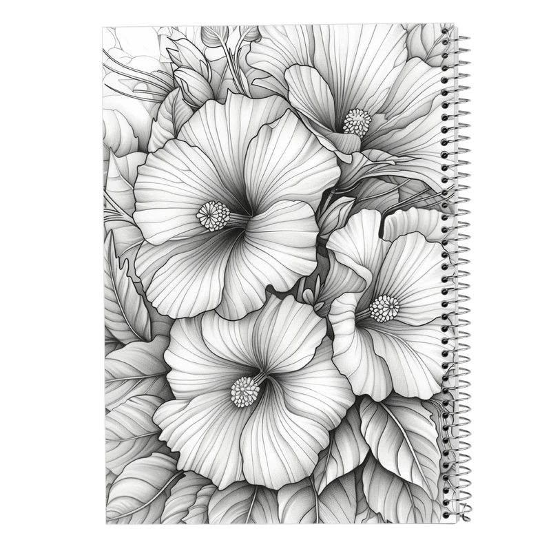 دفتر نقاشی 50 برگ مدوپد مدل گل کد DF13886