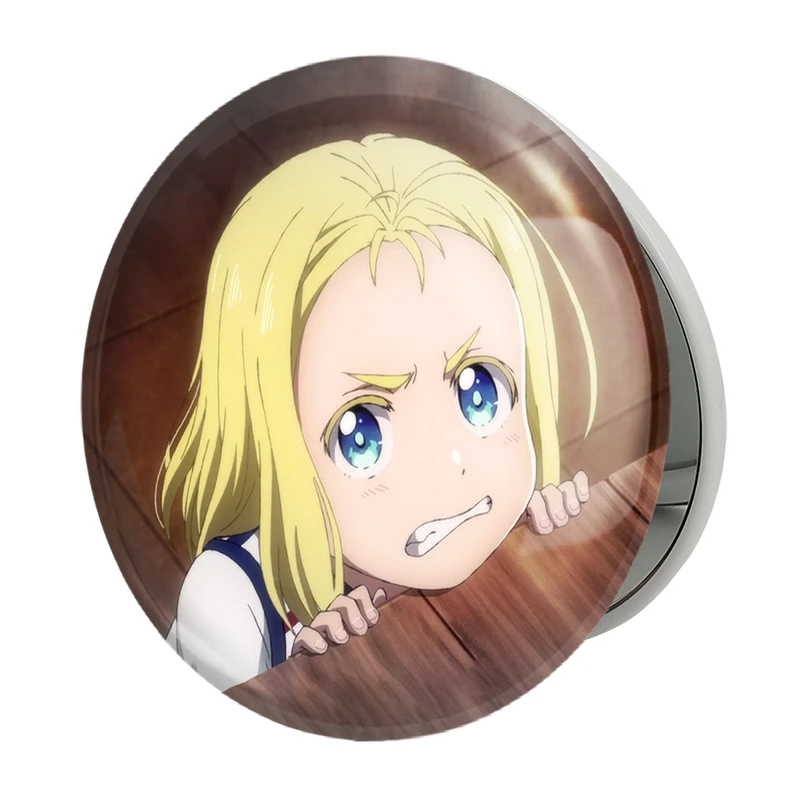 آینه جیبی خندالو طرح اوشیو انیمه سامرتایم رندرینگ مدل تاشو کد 24241 