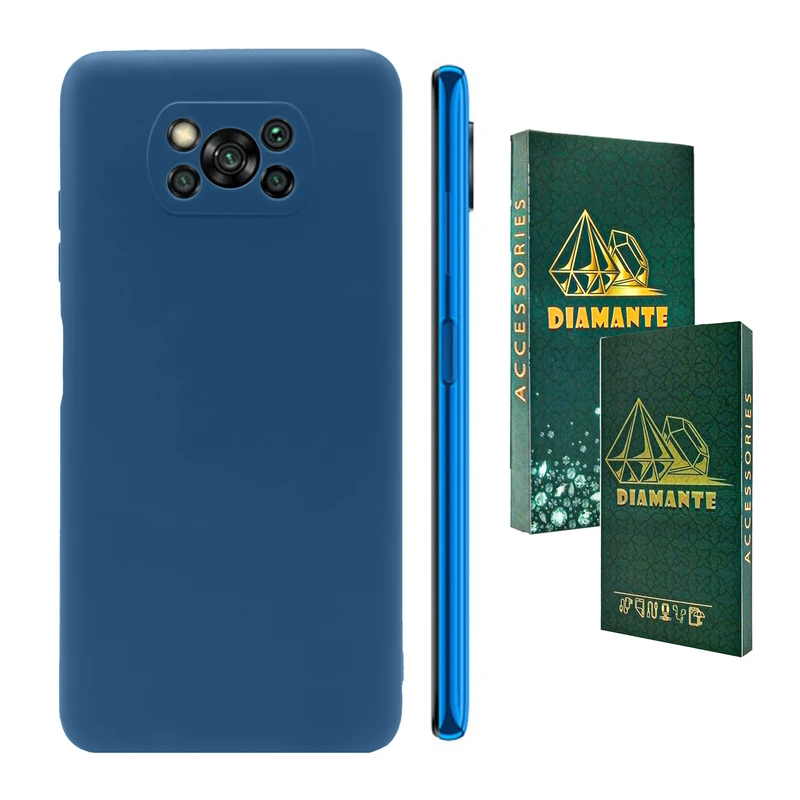 کاور دیامانته مدل sili_77 Gn مناسب برای گوشی موبایل شیائومی Poco X3 / X3 NFC