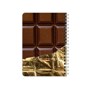 دفترچه یادداشت بامبیلیپ مدل چوبی طرح شکلات کاکائویی کد 4984073