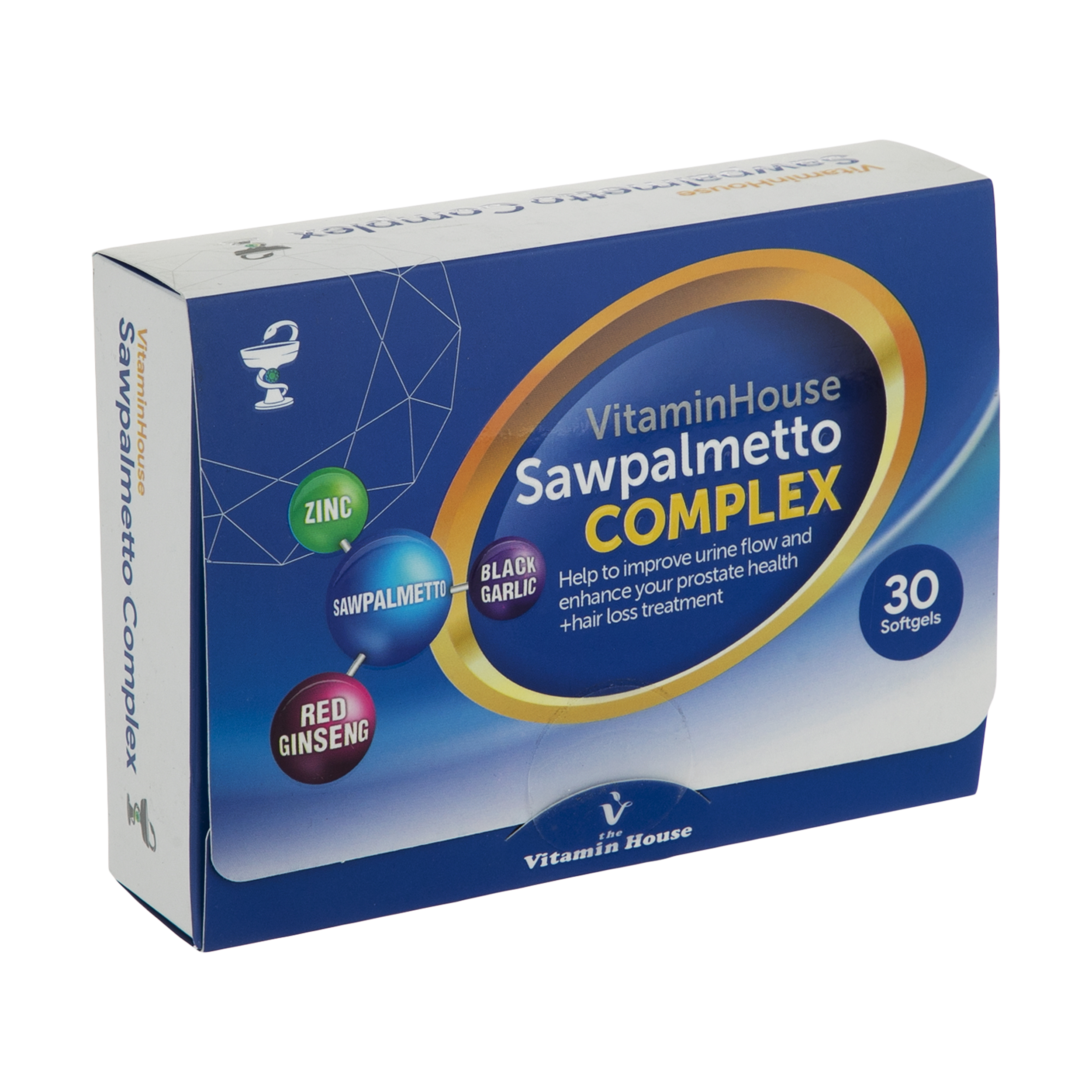 کپسول ساوپالمتو کمپلکس ویتامین هوس مدل 525 بسته 30 عددی