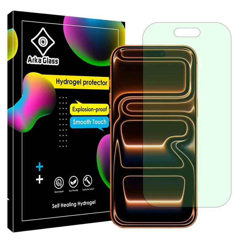 محافظ صفحه نمایش گرین لایت آرکا گلس مدل Eye Car مناسب برای گوشی موبایل اپل iPhone 17 Pro Max